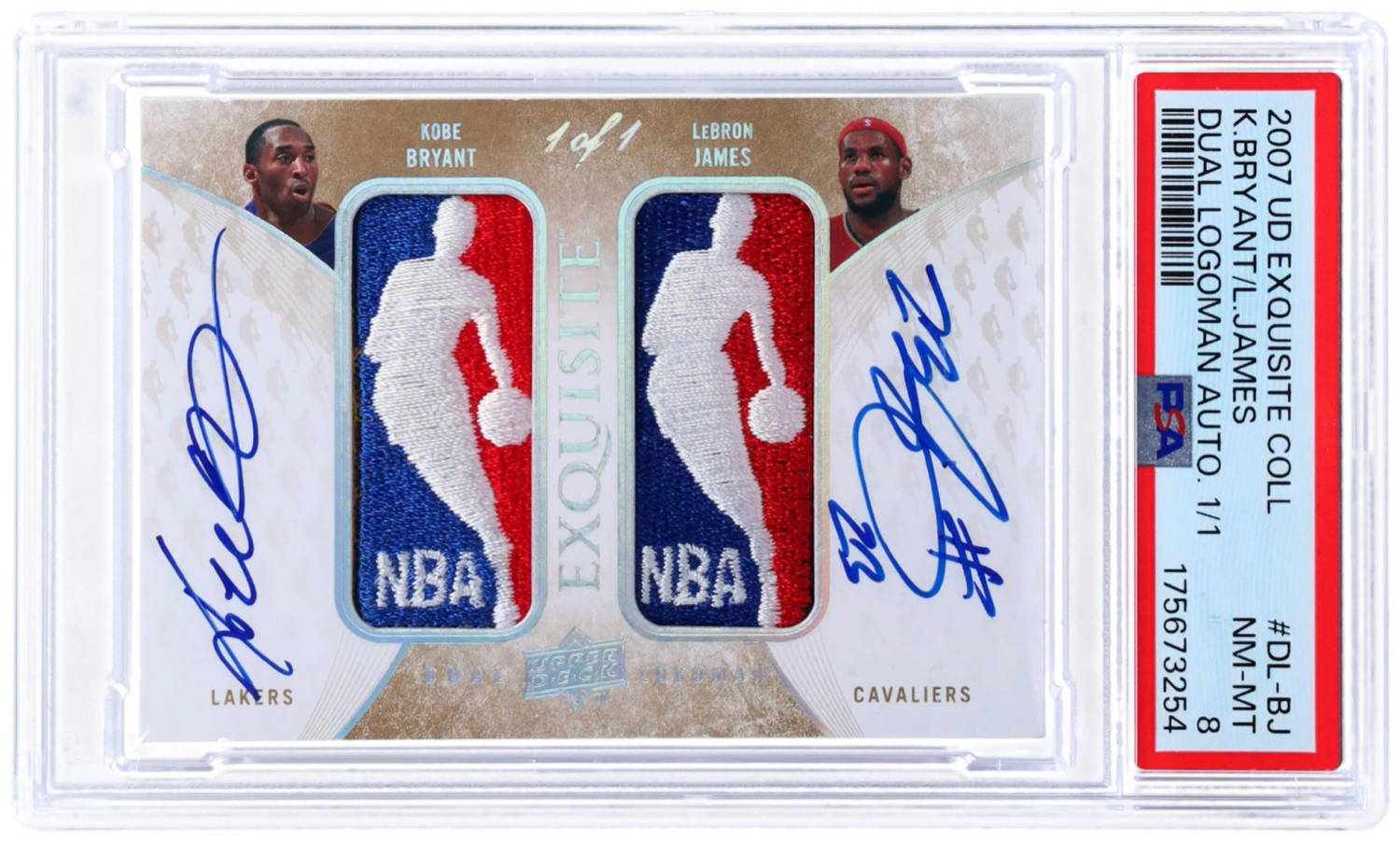 Kobe and LeBron on one card, past $2 million